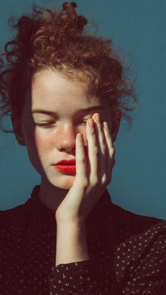 Mujer reflexiva, simbolizando la fortaleza mental y la alta sensibilidad.